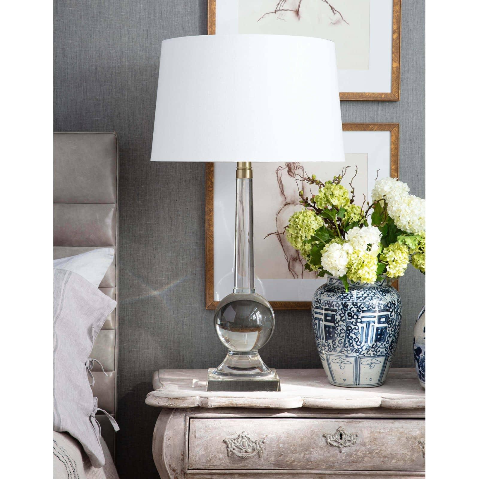 Stowe Crystal Table Lamp Regina Andrew Detroit